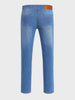 Men's Navy Slim Fit Solid Casual Jeans