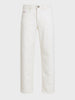 Men's White Slim Fit Solid Mid-Rise Stretchable Jeans