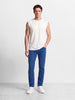 Men's Midnight Navy Slim Fit Solid Casual Jeans