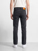 Men's Black Slim Fit Solid Casual Jeans