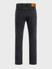 Men's Black Slim Fit Solid Casual Jeans