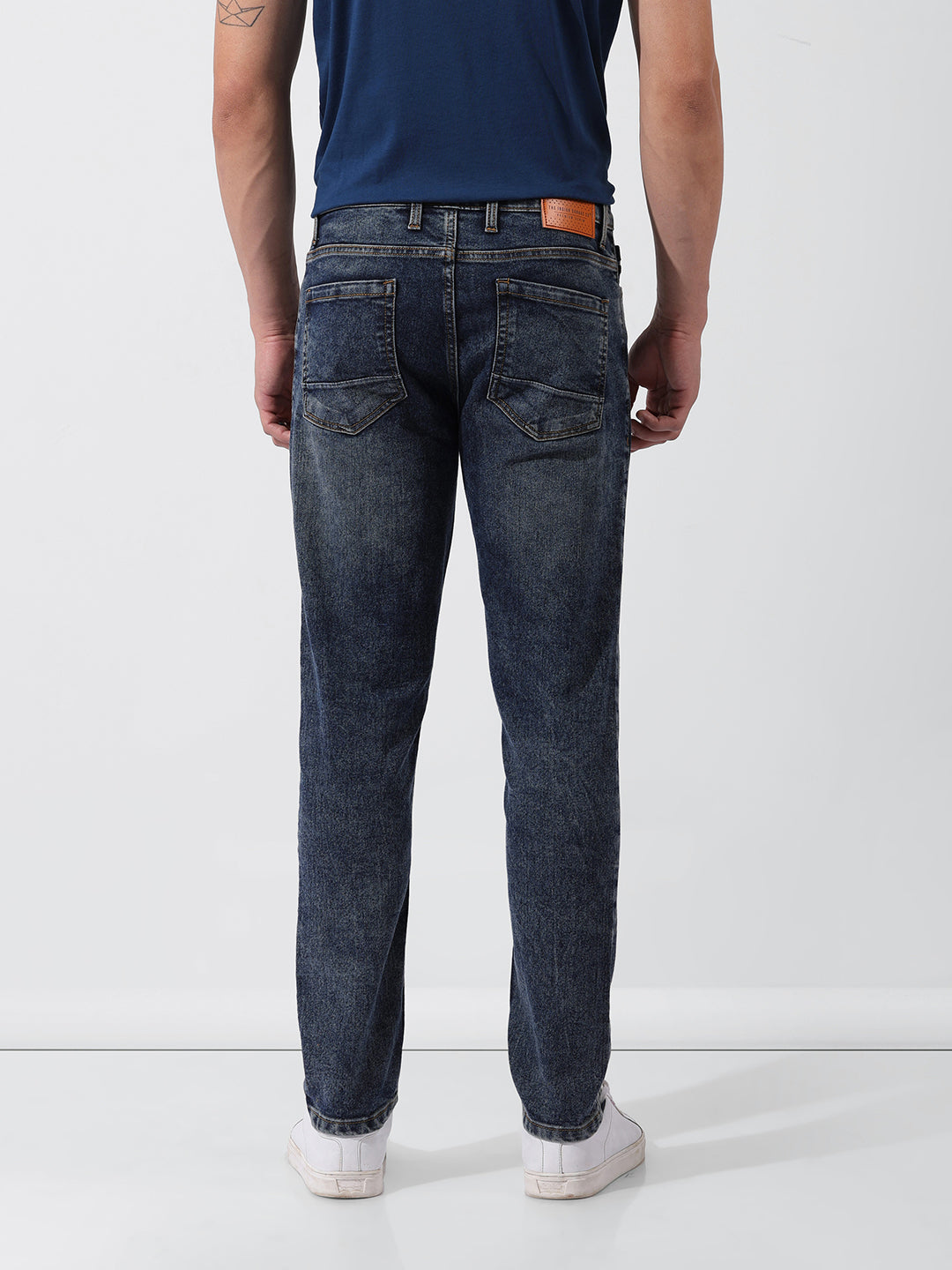 Men's Blue Slim Fit Casual Jeans