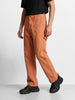 Men's Brown Baggy Fit Solid Retro Wear Jeans