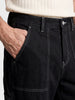 Men's Black Baggy Fit Solid Street Wear Joggers