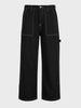 Men's Black Baggy Fit Solid Street Wear Joggers