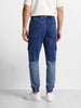Men's Blue Regular Fit Solid Street Wear Jeans