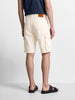 Men's White Relaxed Fit Solid Utility Shorts
