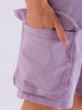Shop Men's Solid Relaxed Fit Denim Shorts Online.