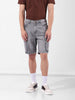 Men's Grey Relaxed Fit Utility Shorts