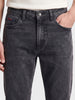 Men's Black Bootcut Fit Solid Jeans