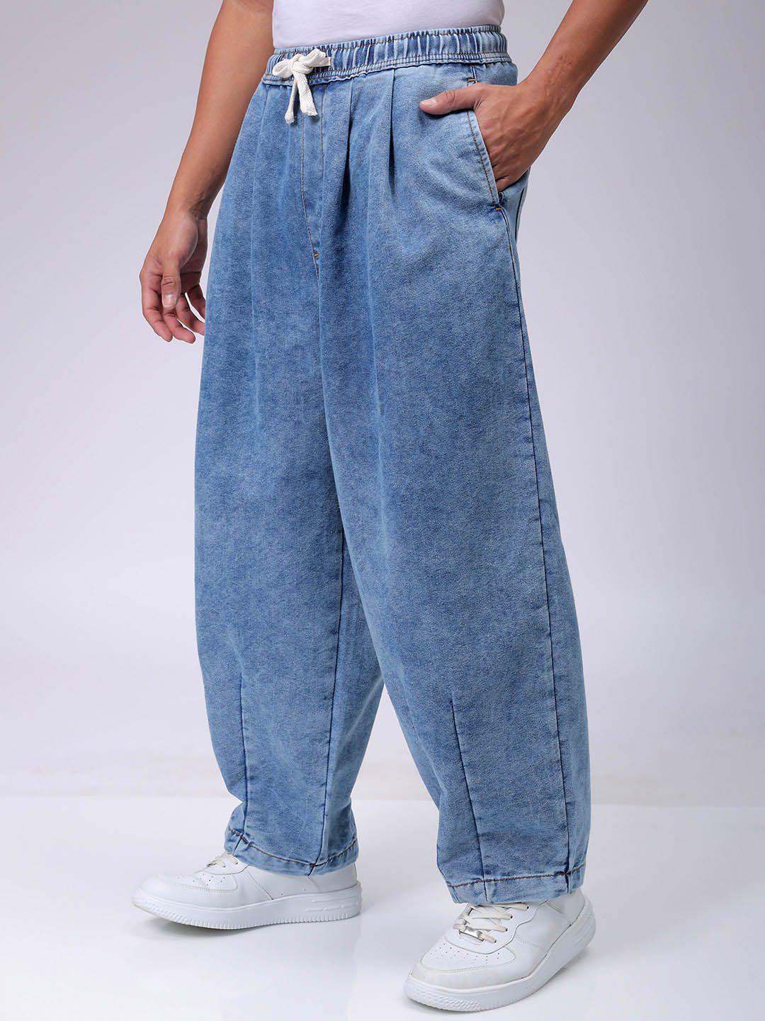 Pants Wide Jeans 90s Baggy Skater Jeans: 90s Style, Long Gray