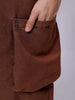 Men's Pink Regular Fit Utility Jeans