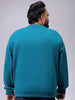 Men's Plus Fit Placement Print Crew Neck Sweatshirt