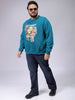 Men's Plus Fit Placement Print Crew Neck Sweatshirt