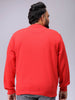 Men's Plus Fit Placement Print Crew Neck Sweatshirt