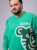 Men's Plus Fit Placement Print Crew Neck Sweatshirt