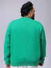 Men's Plus Fit Placement Print Crew Neck Sweatshirt