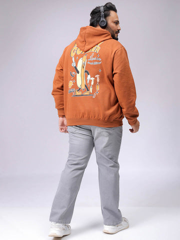 Men's Plus Fit Statement Overhead Hooded Sweatshirt