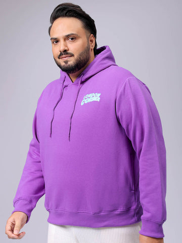 Men's Plus Fit Statement Overhead Hooded Sweatshirt