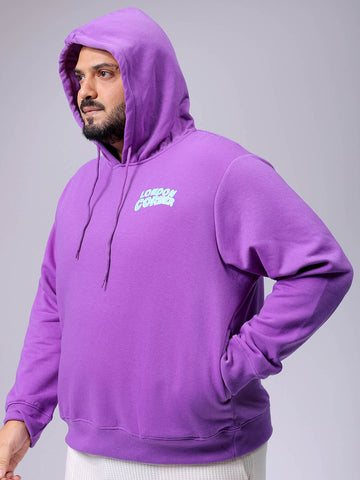 Men's Plus Fit Statement Overhead Hooded Sweatshirt