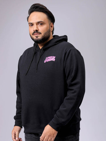 Men's Plus Fit Statement Overhead Hooded Sweatshirt