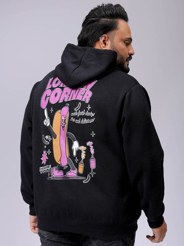 Men's Plus Fit Statement Overhead Hooded Sweatshirt