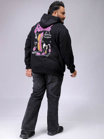 Men's Plus Fit Statement Overhead Hooded Sweatshirt