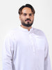 Men's White Regular Fit Solid Casual Shirt