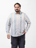 Men's Multicolor Regular Fit Striped Casual Shirt
