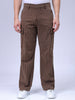 Men's Khaki Relaxed Fit Utility Cargo