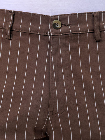 Men's Khaki Relaxed Fit Utility Cargo