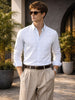 Men's Blue Slim Fit Checkered Casual Shirt