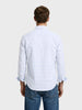 Men's Blue Slim Fit Checkered Casual Shirt