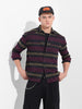 Men's Pink Relaxed Fit Resort Wear Shirt