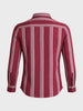 Men's Full Sleeves Slim Fit Maroon Shirt