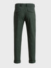 Men's Green Relaxed Fit Solid Casual Trousers