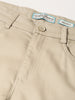 Men's Beige Regular Fit Solid Casual Chinos