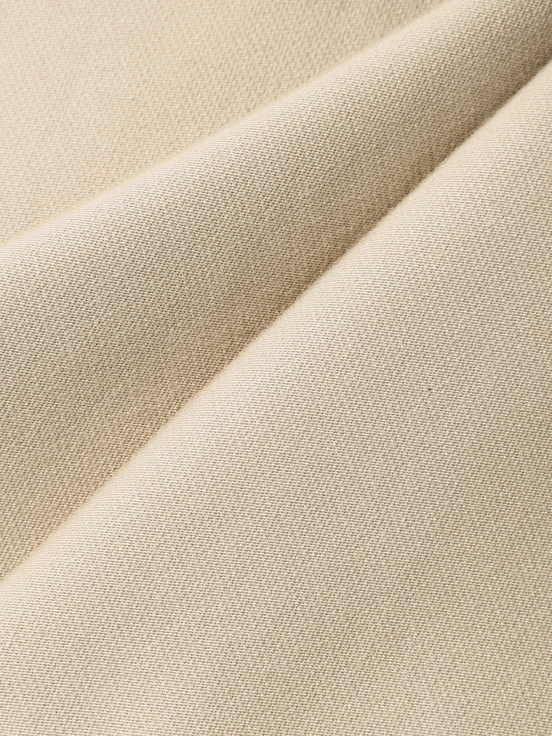 Men's Beige Regular Fit Solid Casual Chinos