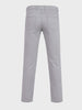 Men's Grey Regular Fit Solid Casual Chinos