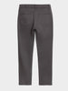 Men's Grey Regular Fit Solid Casual Chinos