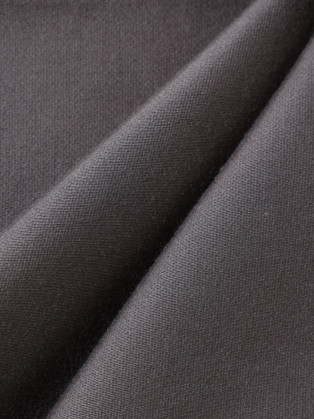 Men's Grey Regular Fit Solid Casual Chinos