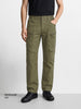 Men's Green Regular Fit Solid Casual Cargo