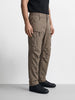 Men's Grey Regular Fit Solid Casual Cargo