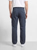 Men's Grey Regular Fit Solid Casual Cargo