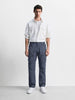 Men's Grey Regular Fit Solid Casual Cargo