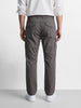 Men's Grey Regular Fit Solid Casual Cargo