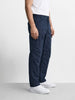 Men's Navy Blue Regular Fit Solid Casual Cargo