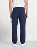 Men's Navy Blue Regular Fit Solid Casual Cargo