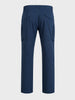 Men's Navy Blue Regular Fit Solid Casual Cargo