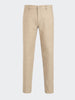 Men's Khaki Slim Fit Solid Casual Chinos